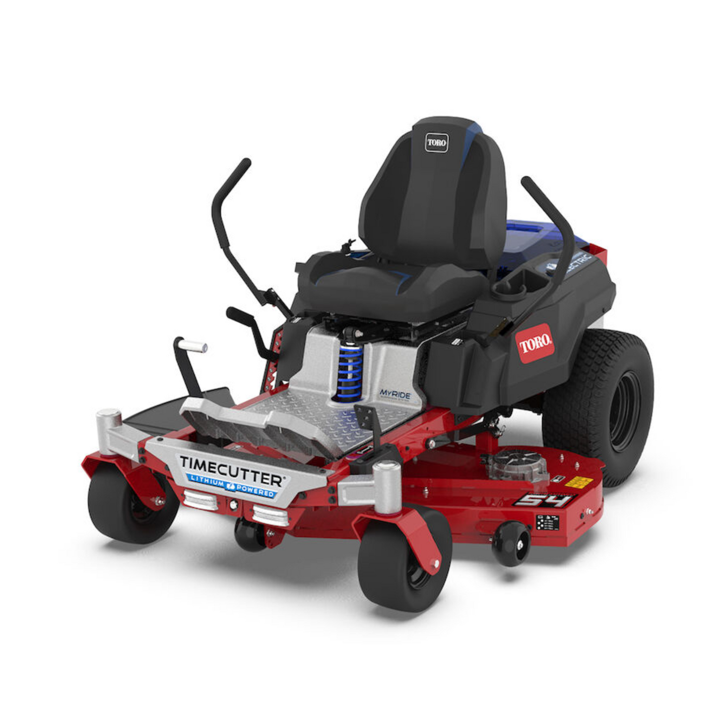 Toro 60V MAX 54 in. TimeCutter MyRIDE Zero Turn Mower w/ (5) 10.0Ah & (1) 4.0Ah Batteries and Charger| 75851 | Discount Item - Clermont
