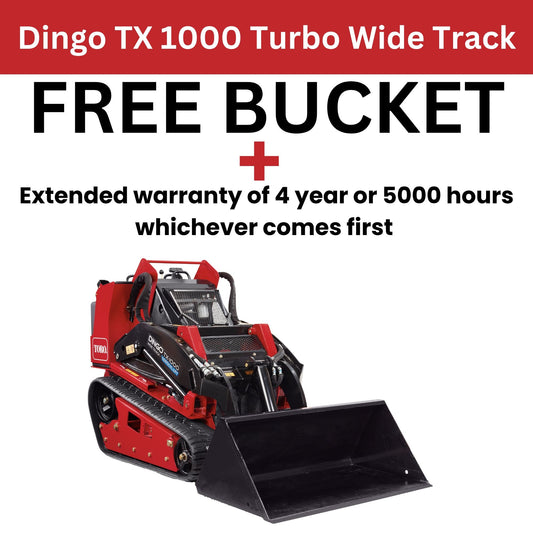 Dingo TX 1000 TURBO Wide  Track Loader | FREE BUCKET & Extended Warranty Included | 22588