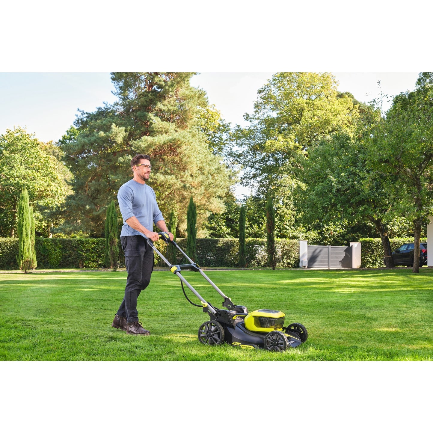 ONE+ 18V Brushless Accu 46cm Grasmaaier (incl. 2x5.0Ah accu)