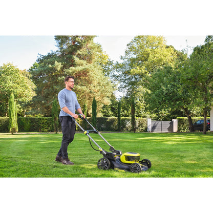 ONE+ 18V Brushless Accu 46cm Grasmaaier (incl. 2x5.0Ah accu)