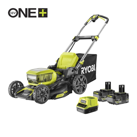 ONE+ 18V Brushless Accu 46cm Grasmaaier (incl. 2x5.0Ah accu)