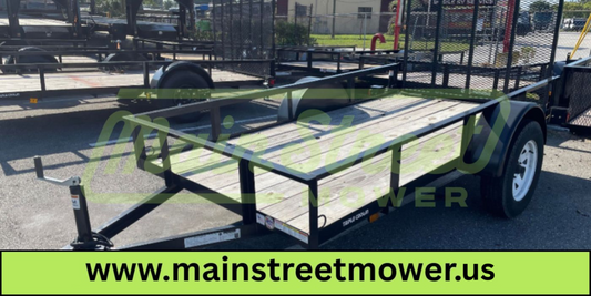 Triple Crown 5X10 Single Axle Utility Trailer | Black  | U5X10G