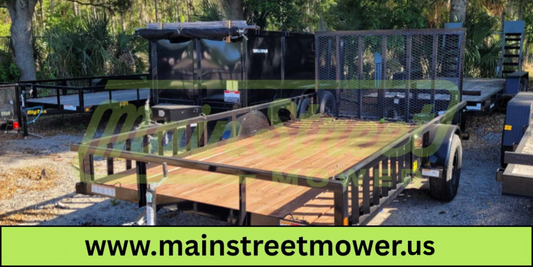 6.5X14 Big Tex Single Axle Black Utility Trailer (35SA-14BKRSX)