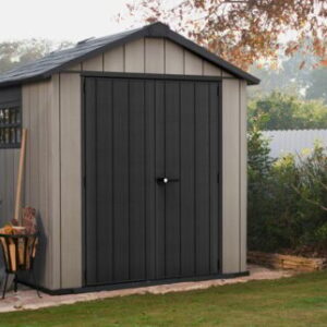 Keter Oakland 7.5×7 Storage Shed Grey